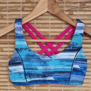 Blue and Pink Kids Tank Top